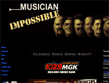 Tablet Screenshot of musicianimpossible.com